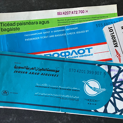 Tickets of mine from the 70s. 