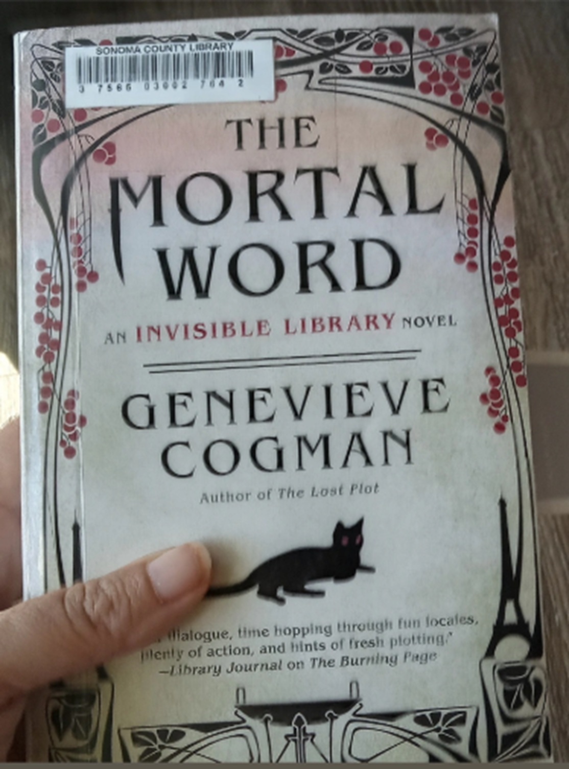 Photo I took of my book I&#039;m reading