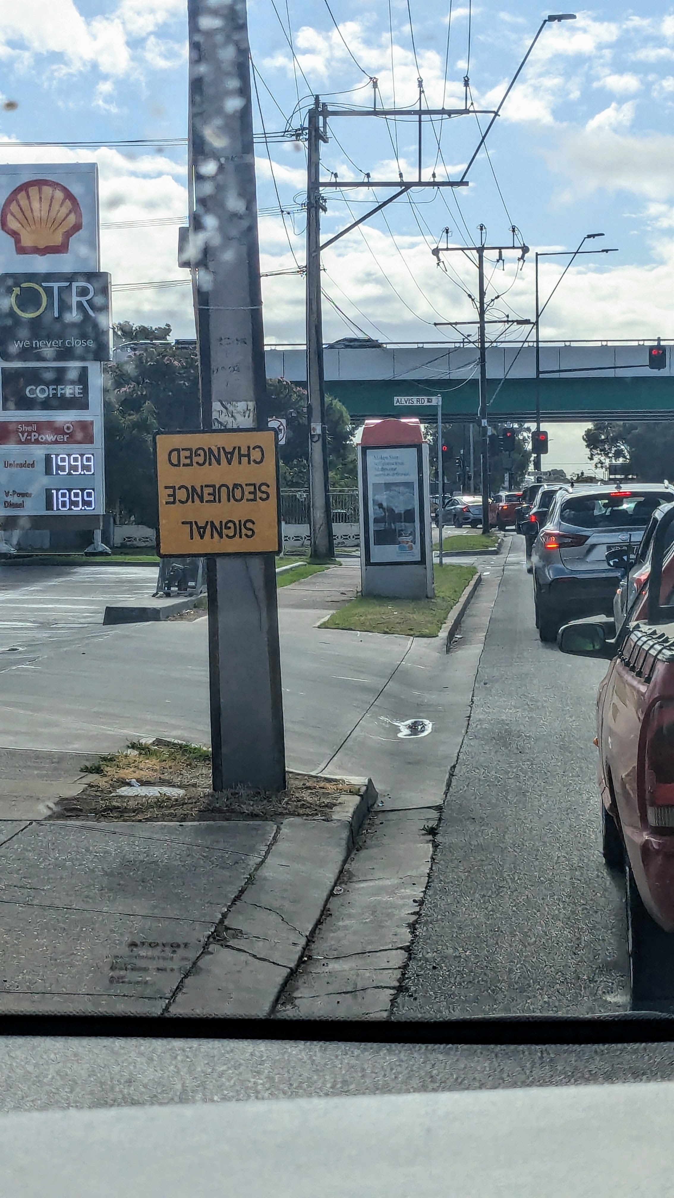 A traffic sign