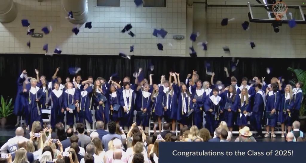 Throwing up Graduation Caps!