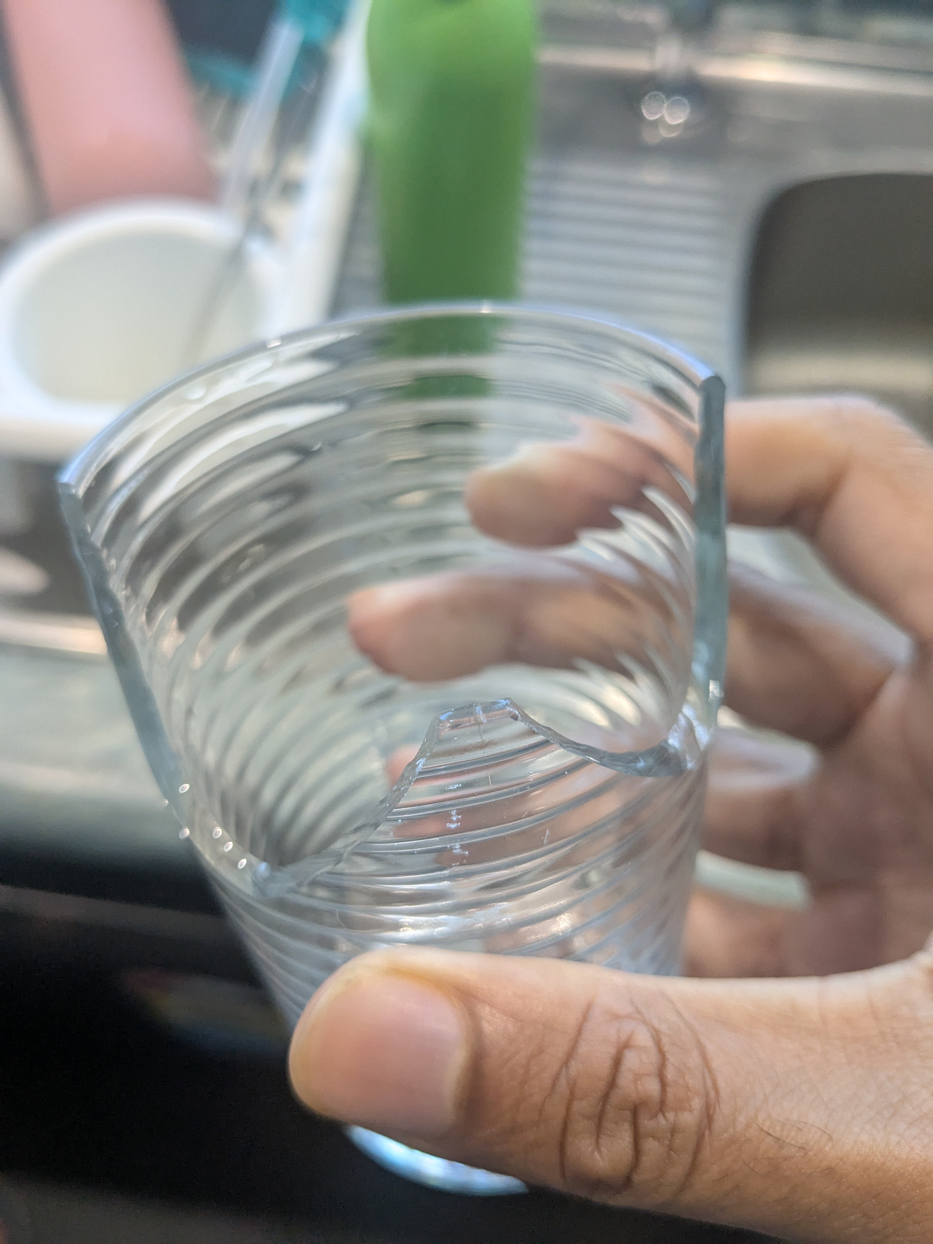 Broken glass