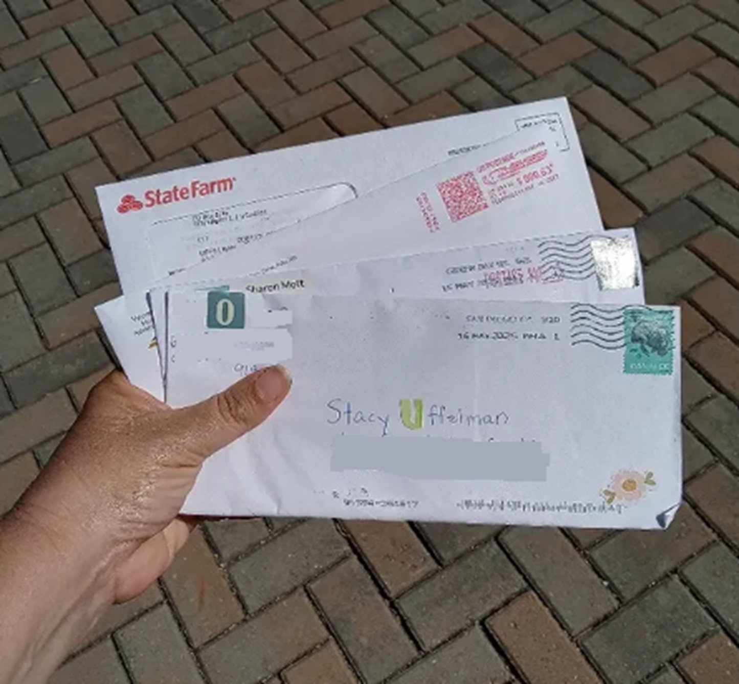 Photo I took of my mail