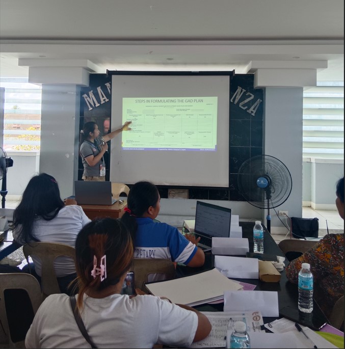 During the preparation of GAD Plan and Budget