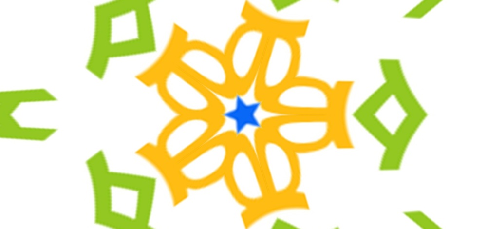 Ebay Logo crop with Kaleidoscope x5 on eBay