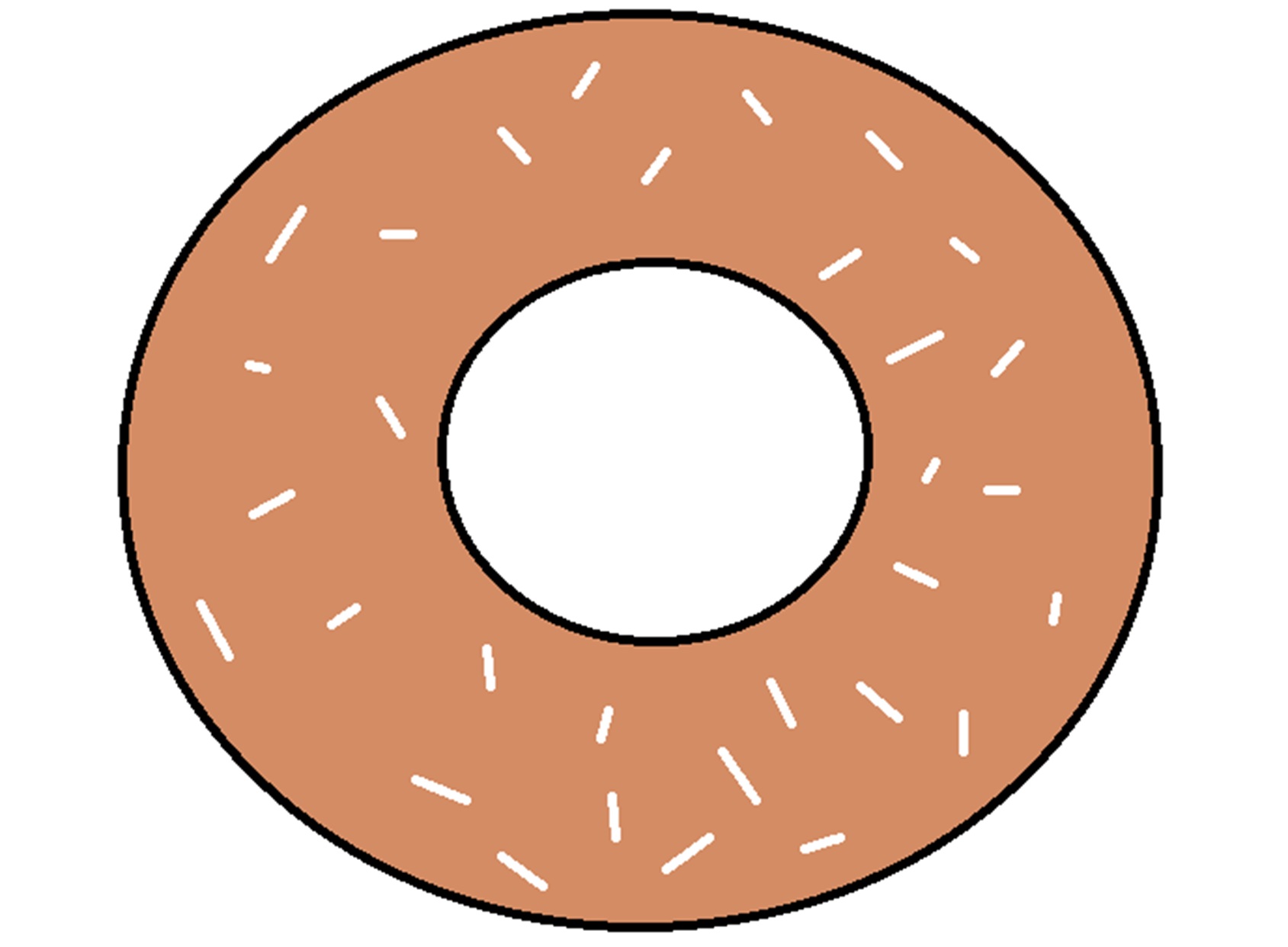 Bagel by me on Microsoft Paint