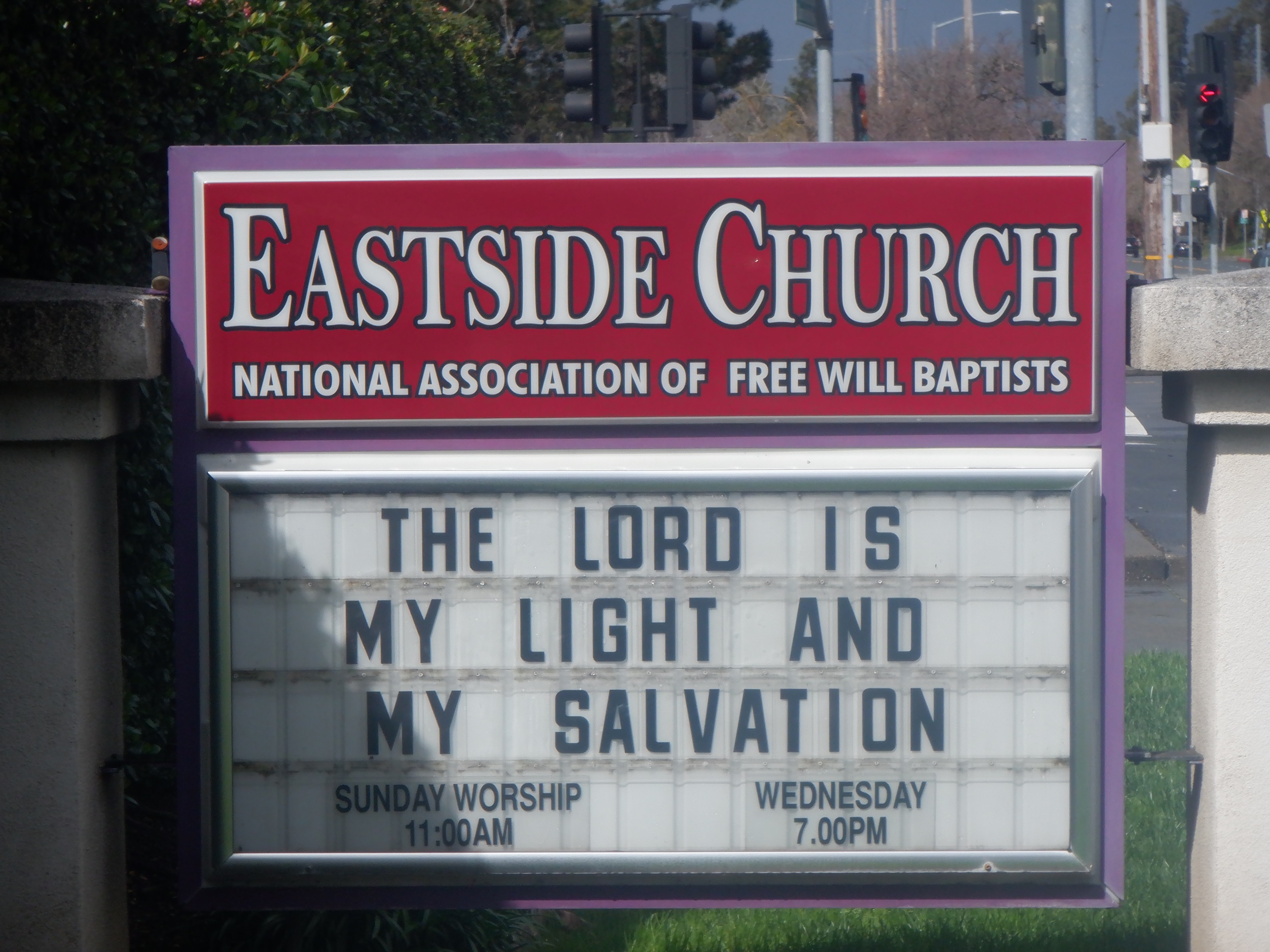 Phot I took of the church sign 3-3-24