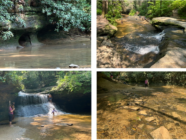 Photos at Creation Falls in Red River Gorge.  Photos taken by and the property of FourWalls.