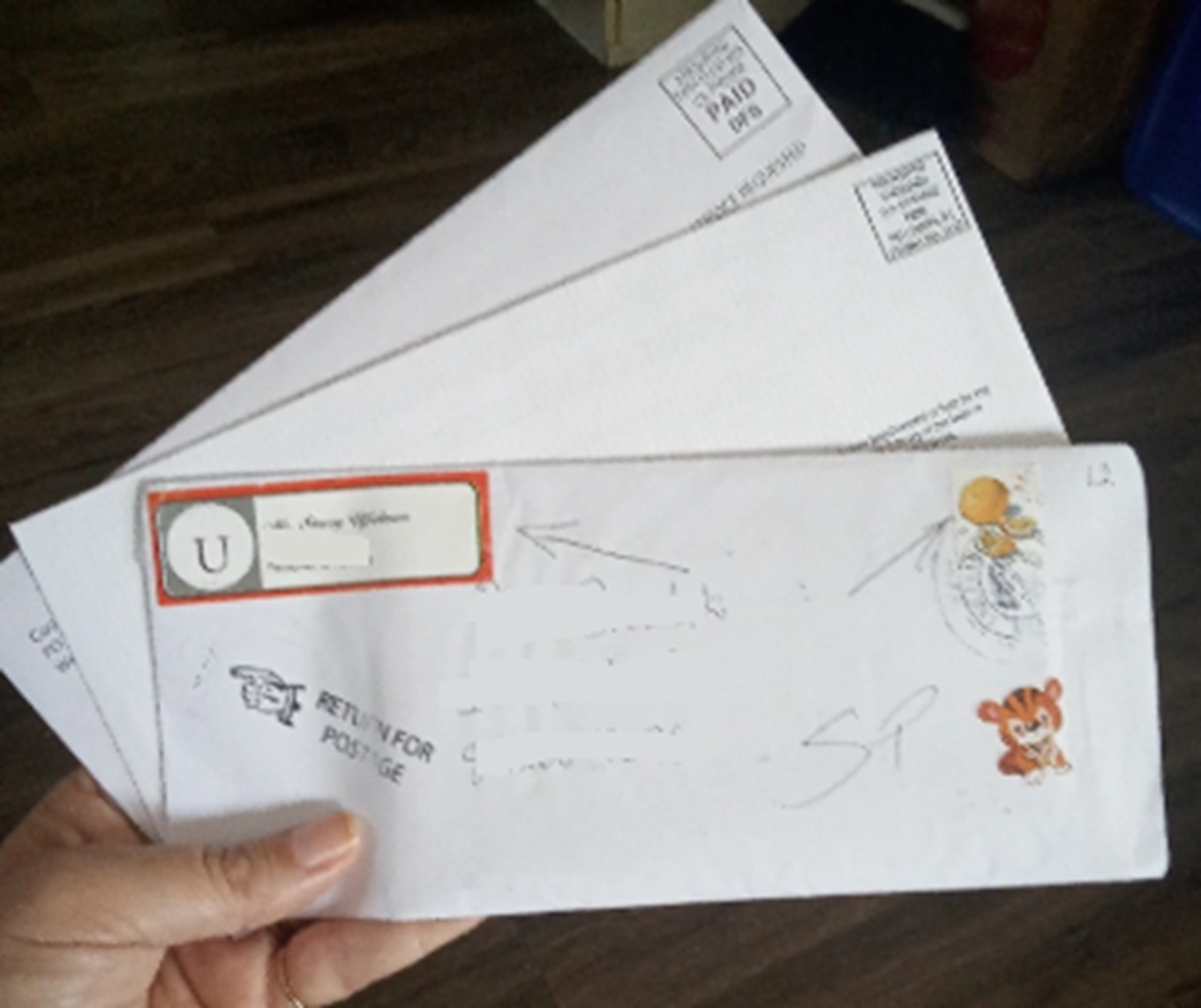 Photo I took of my mail Photo I took of my mail