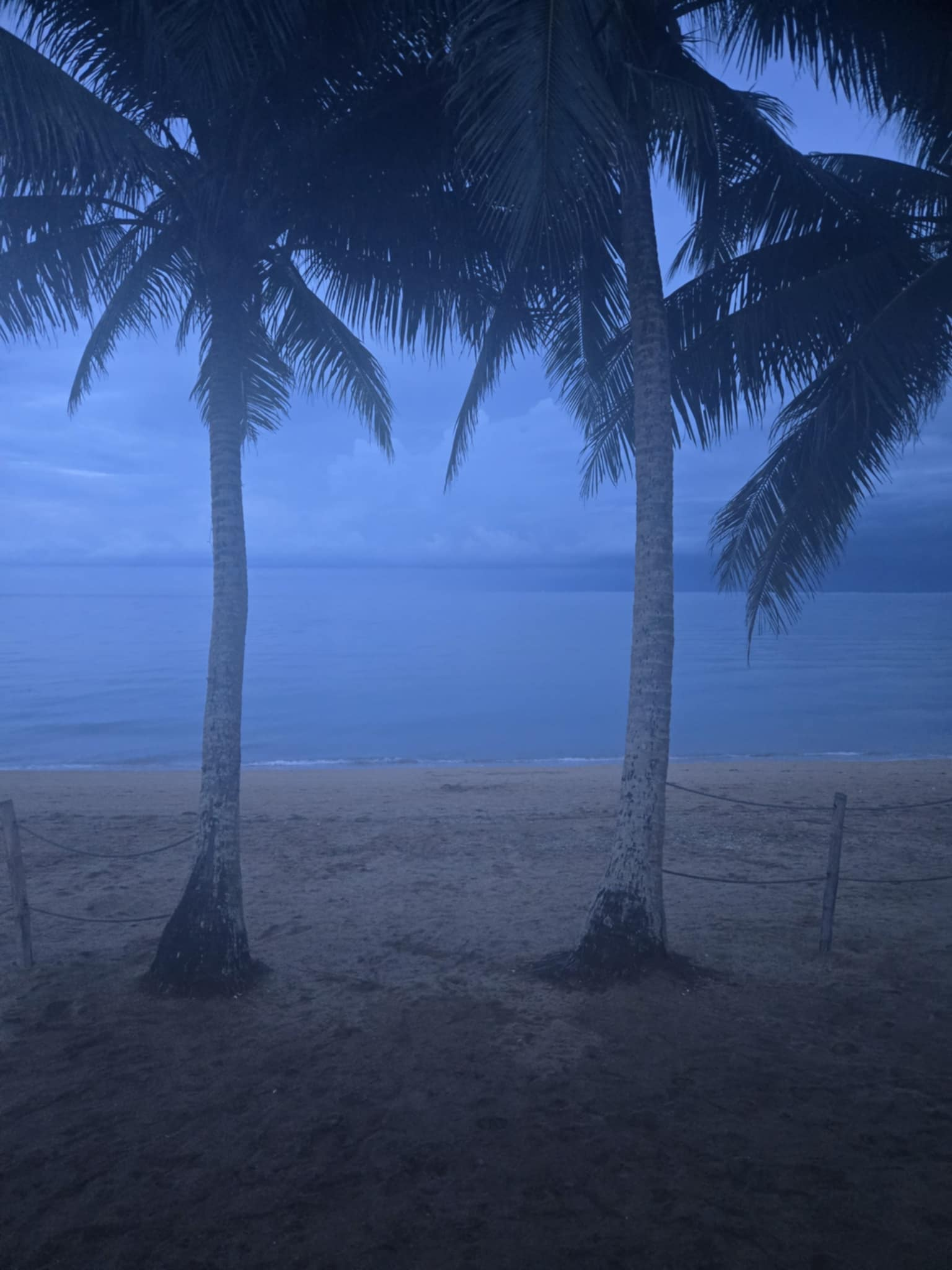 sight of calm beach