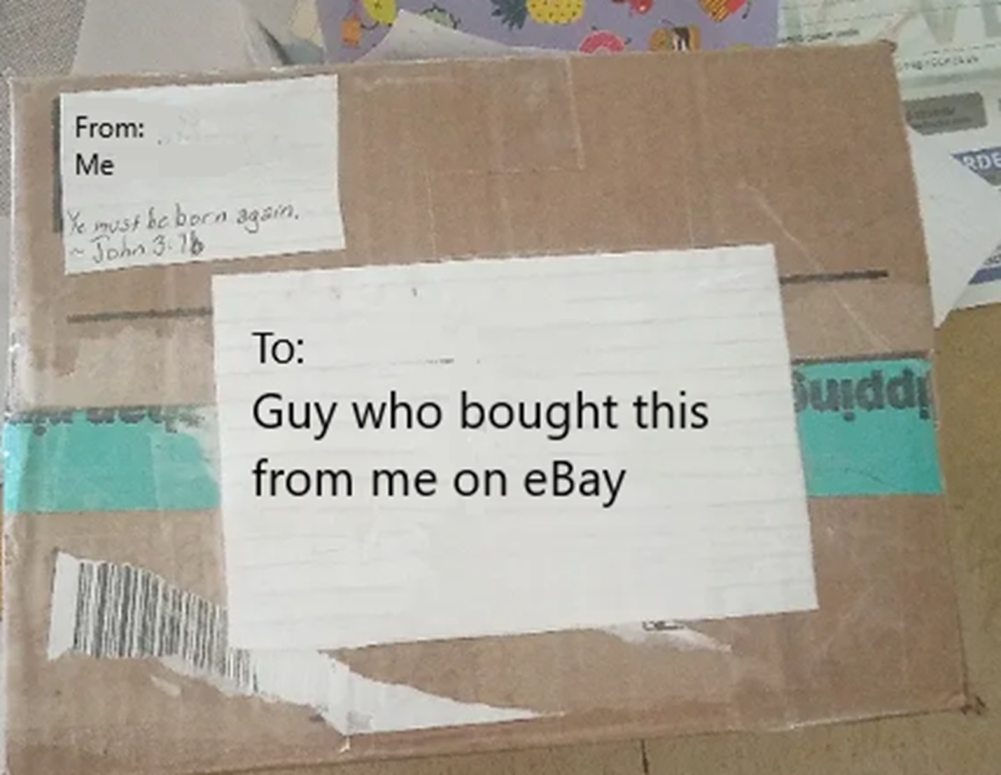 Photo of the package going out tomorrow Photo of the package going out tomorrow