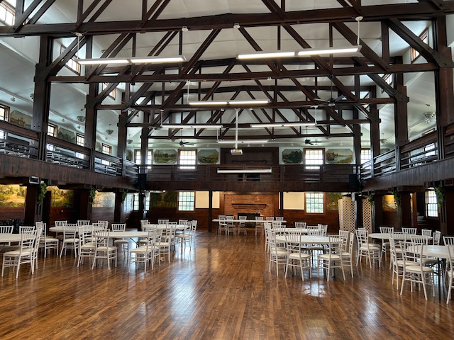 The building that served as the NCO club at Camp Breckenridge.  Photo taken by and the property of FourWalls