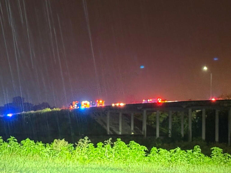 Firefighters in Waco Texas rescue 4 persons who were underneath a bridge. 