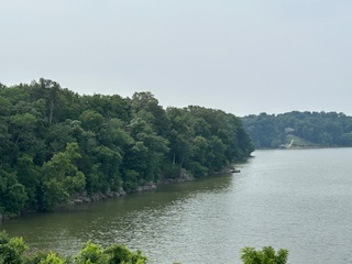 Cumberland River/Lake Barkley at the Land Between the Lakes.  Photo taken by and the property of FourWalls.