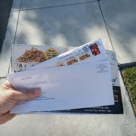 Photo I took of my mail