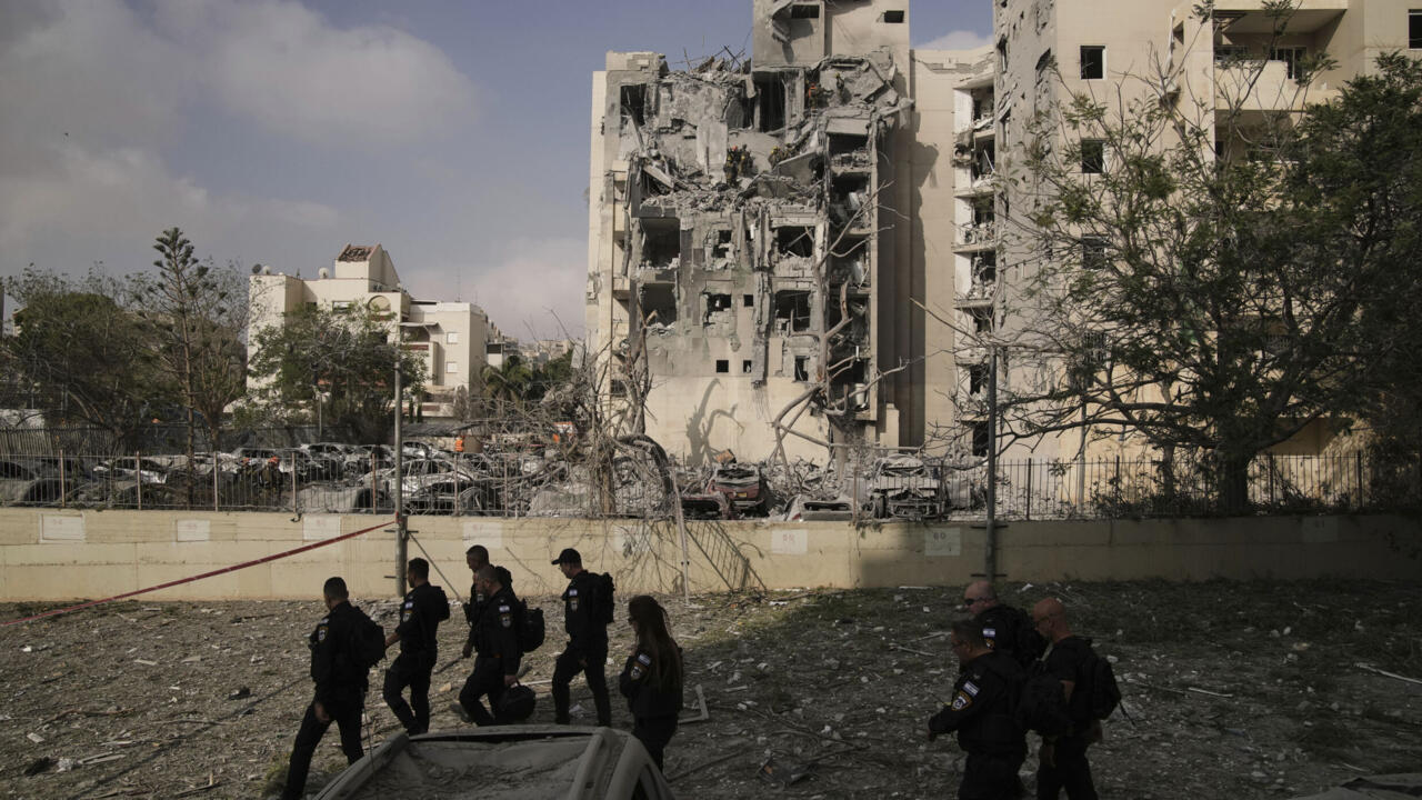 Photo showing aftermath of Israel-Iran war. Source: AP