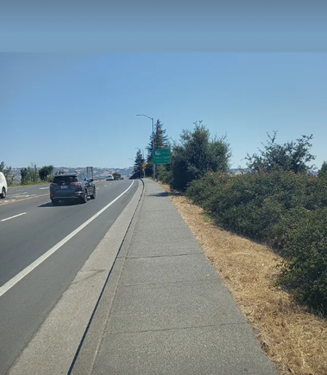 Photo I took walking up the overpass