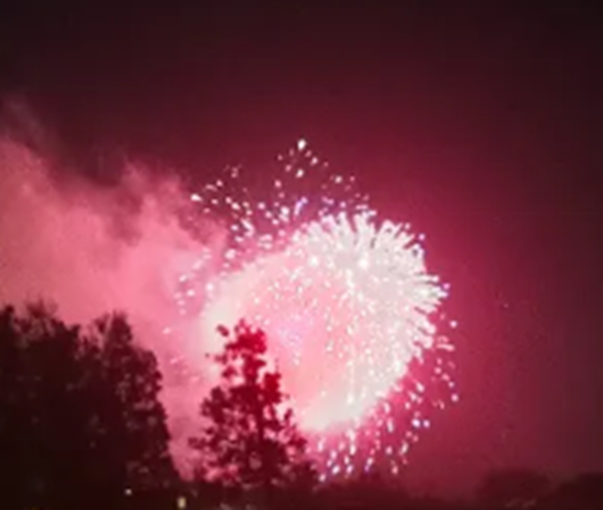 One of the photos I managed to get of fireworks tonight