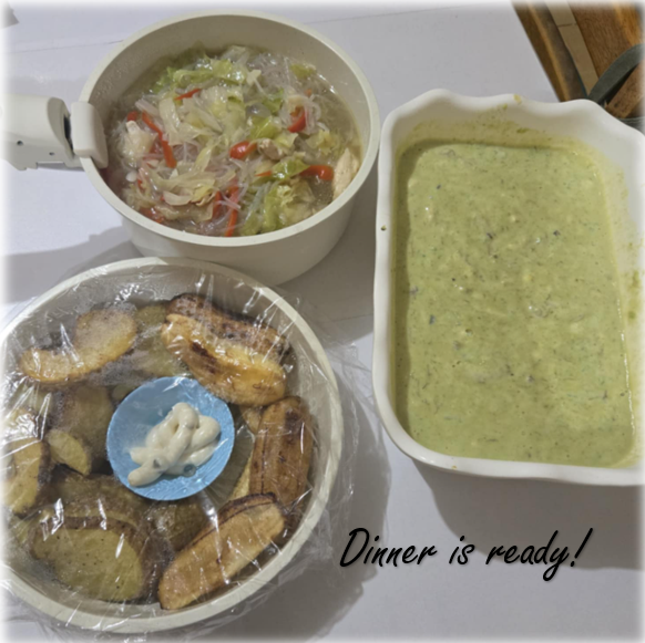 food on the table