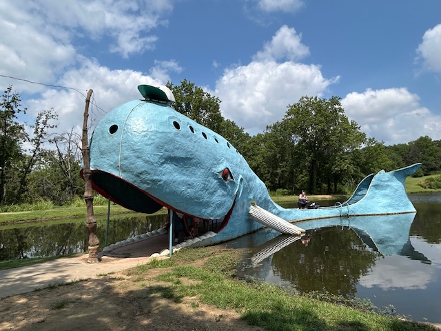 Blue Whale of Catoosa on Route 66 in Catoosa, OK.  Photo taken by and the property of FourWalls.