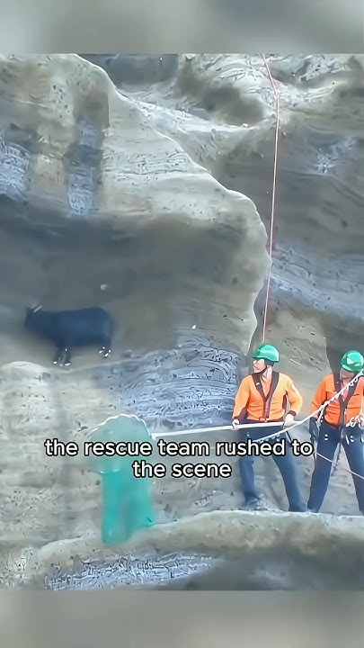 Climbers rescue a goat that was stranded on a cliff in Hawaii