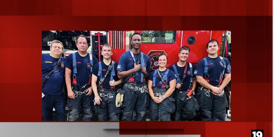 Twinsburg firefighters rescue an eight month baby in a fire in Ohio 