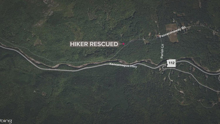 Map of South Moat Trail in New Hampshire