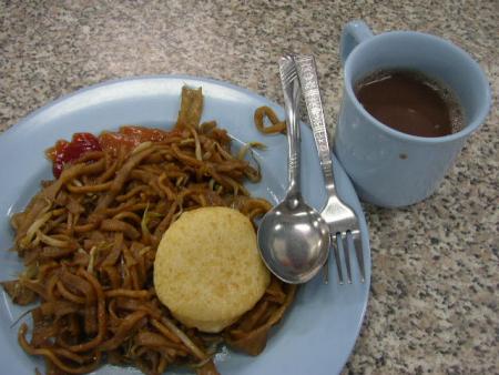 singapore food - this is called char kway tiao wonderful food found in singapore