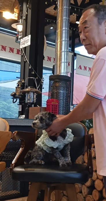 Choco and hubby