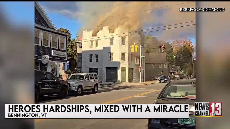 House fire in Bennington Vermont