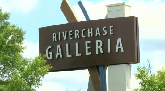 Logo of the Riverside Galleria in Birmingham Alabama