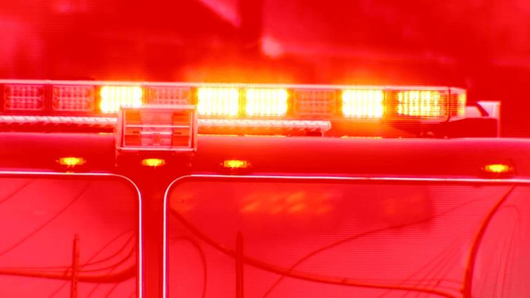 Firefighters in Niskayuna New York on a rescue mission
