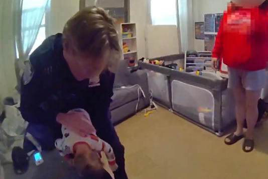 New York Police Department officer save a choking boy in Queens NY