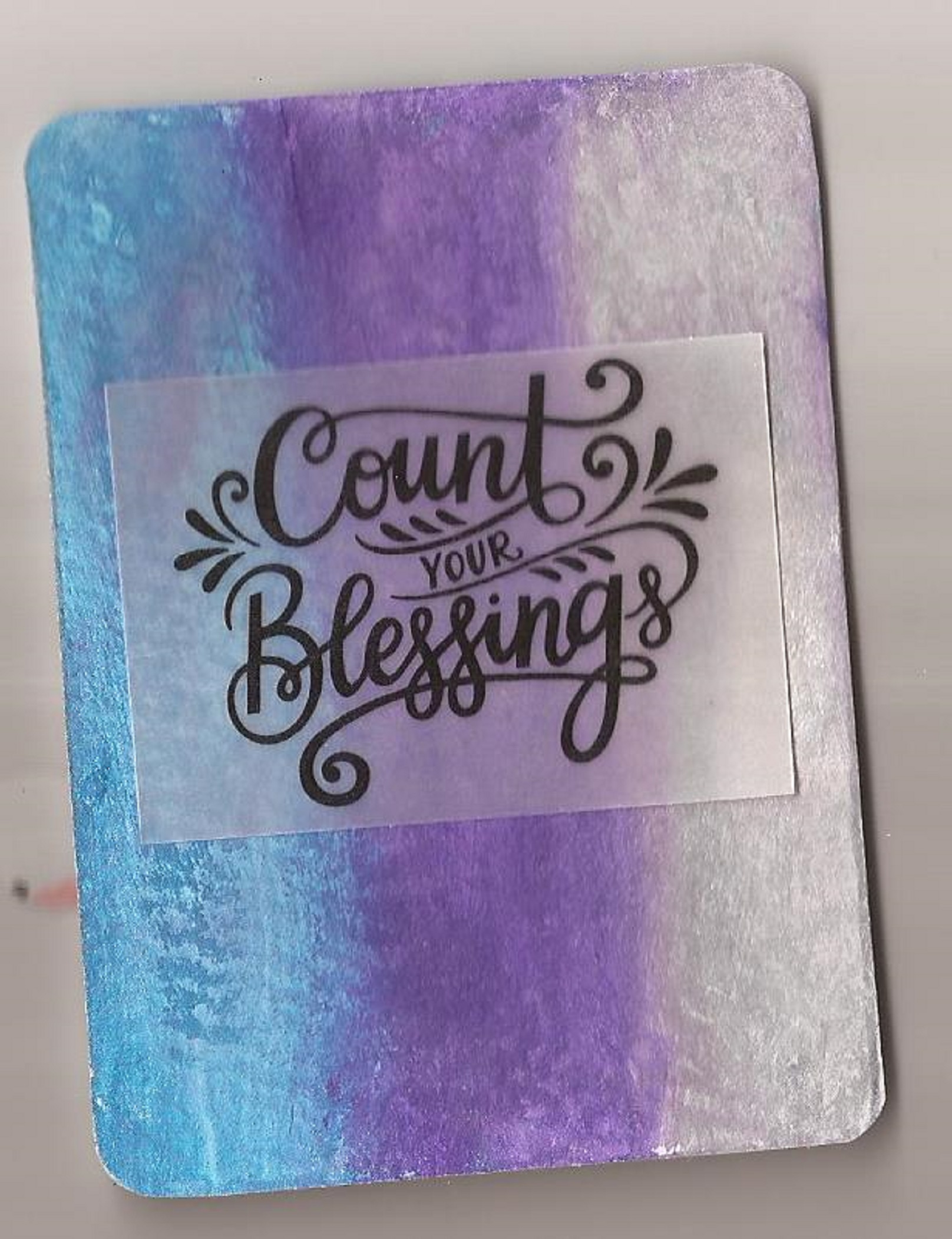 Artist trading card I recieved