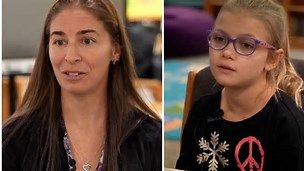 Dr. Katie Shellabarger (L) and student Piper Irwin Dr. Katie Shellabarger (L) and student Piper Irwin