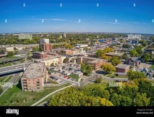 Aerial view of Moorhead Minnesota Aerial view of Moorhead Minnesota