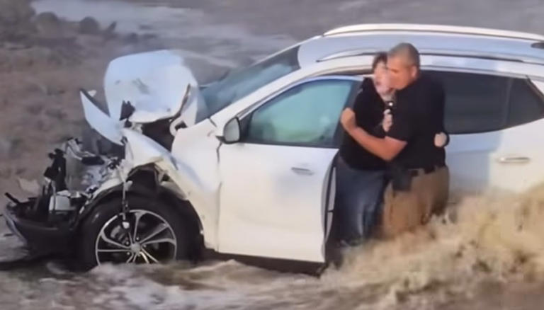 DeSoto County Sheriff's Office Captain Jonathan Bigham rescues 2 women in Memphis DeSoto County Sheriff's Office Captain Jonathan Bigham rescues 2 women in Memphis