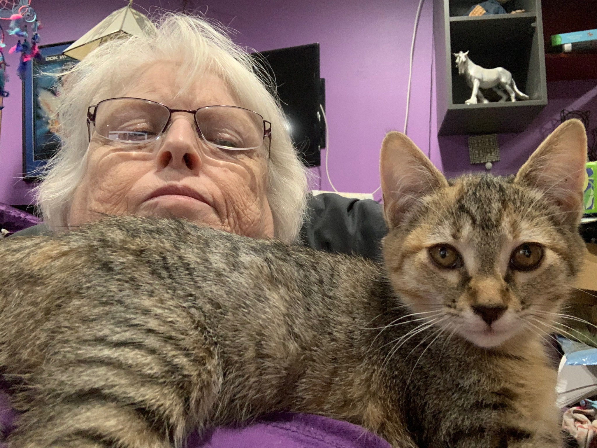 she looks bigger than she is