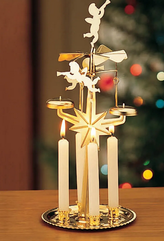 a candle powered wind chime