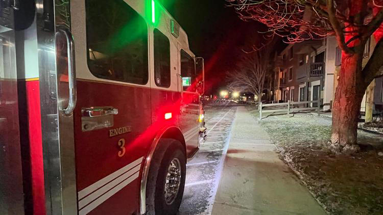Firetruck in Walker Michigan on duty