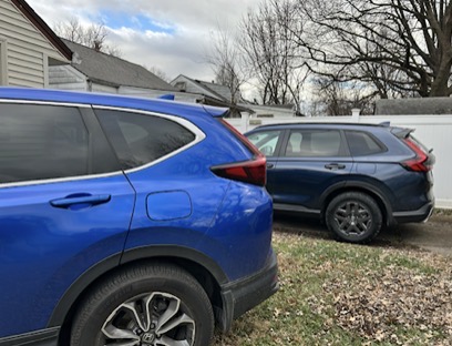 Two cars!  Photo taken by and the property of FourWalls.