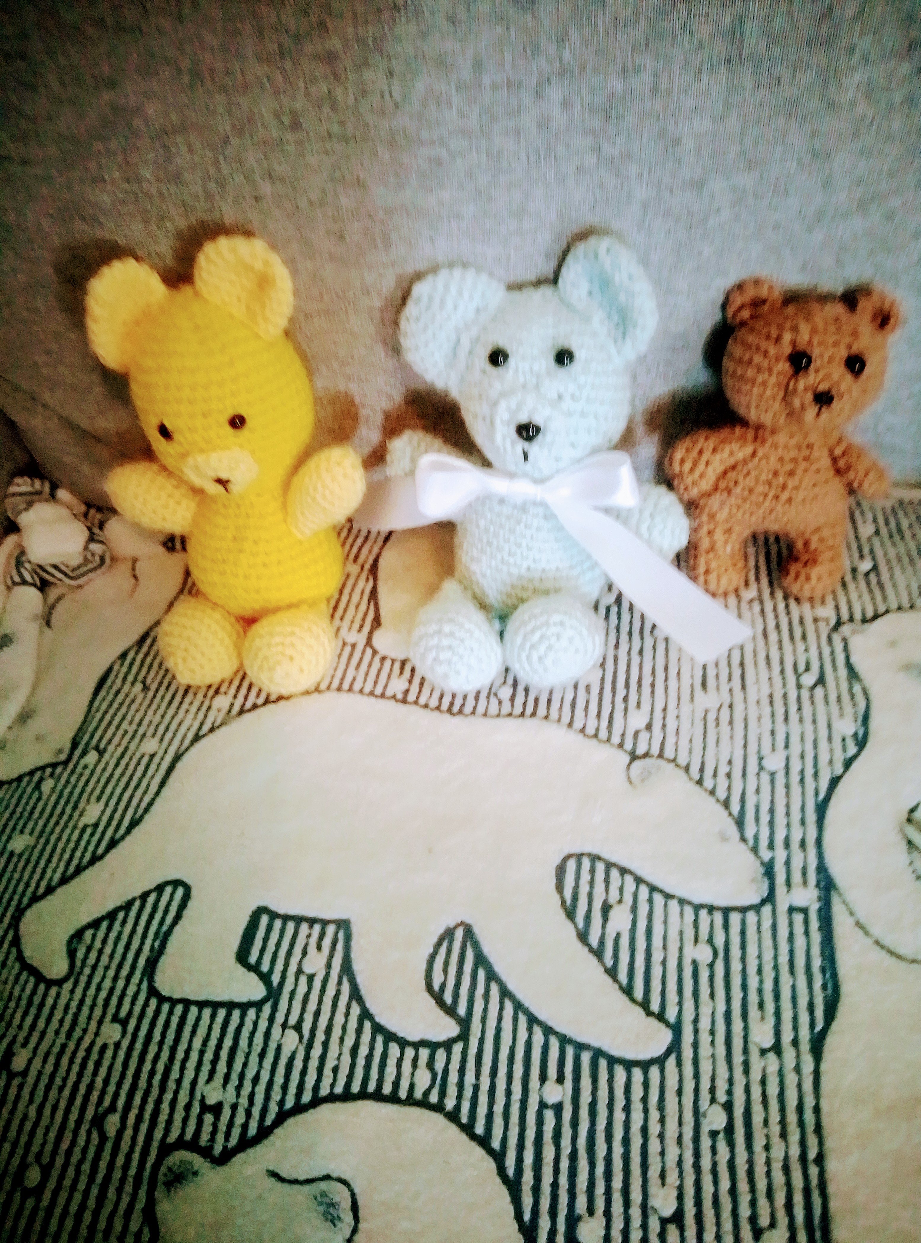 Crocheted bears