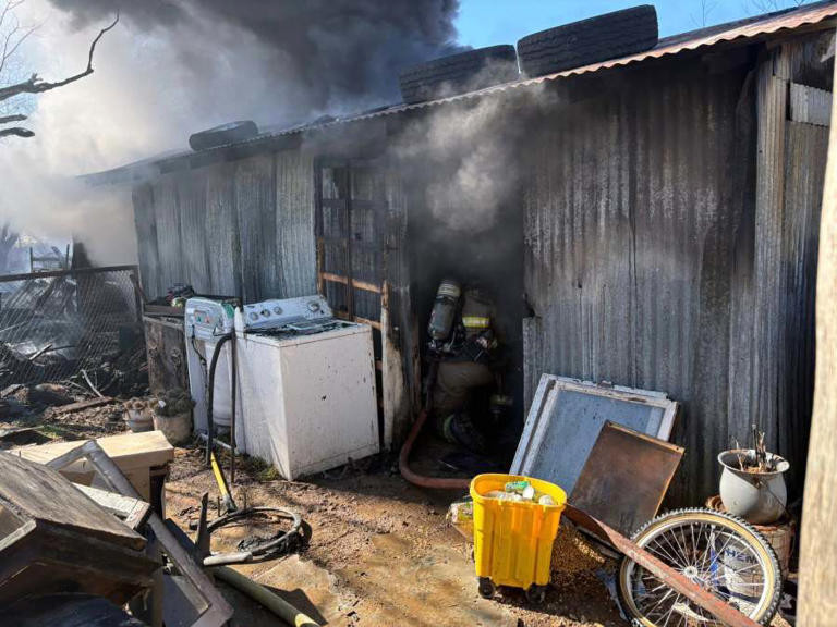 House fire in Ranger Texas on Friday afternoon