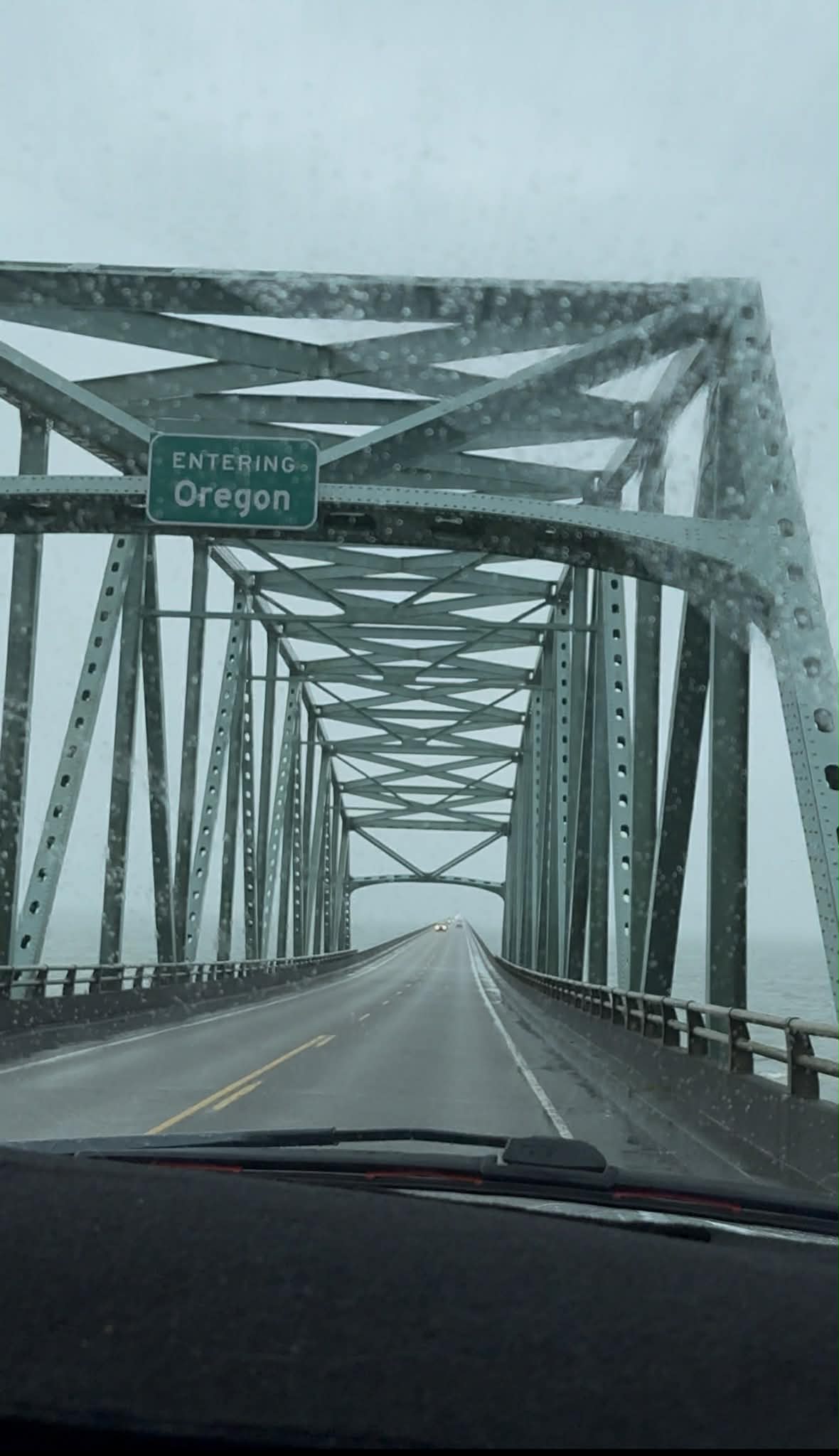 Going across the Astoria-Megler bridge