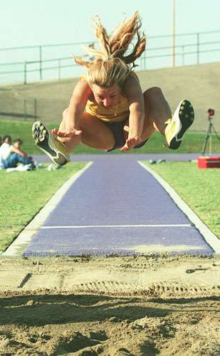 long jump - i love this, but the technique got to be improved!