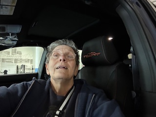 Me in my new car!  Selfie taken by and the property of FourWalls.