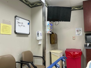 ER room today.  Photo taken by and the property of FourWalls.