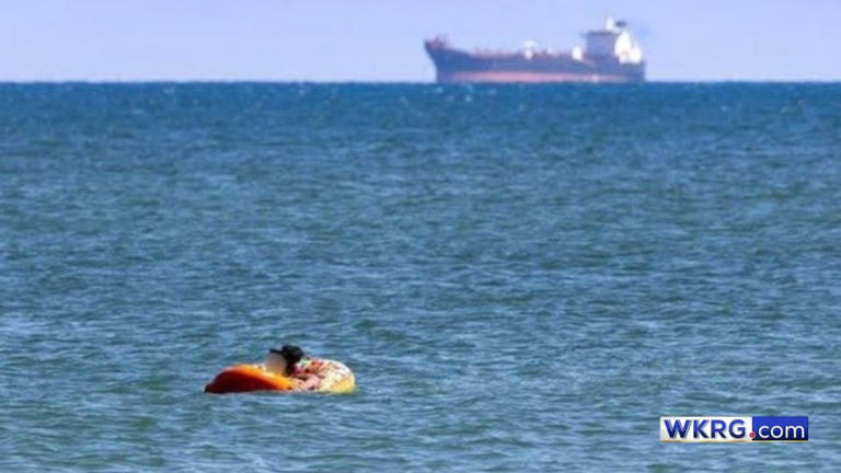 Remote USAFE device rescues two teenagers in the water in Fort Morgan Alabama 