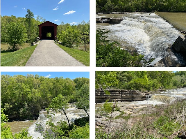 Photos from Cataract Falls State Recreation Area, Spencer, Indiana.   Photos taken by and the property of FourWalls. 