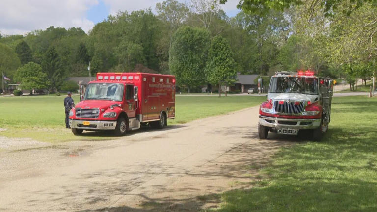 Firefighters with the Bellbrook Fire Department to the rescue of persons who were aboard a canoe Firefighters with the Bellbrook Fire Department to the rescue of persons who were aboard a canoe