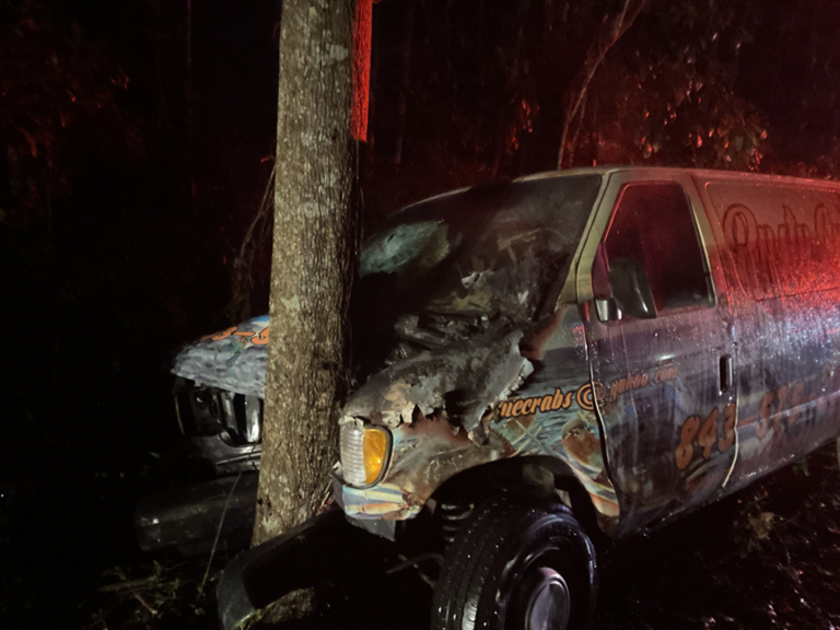 Van accident in Burton South Carolina in March